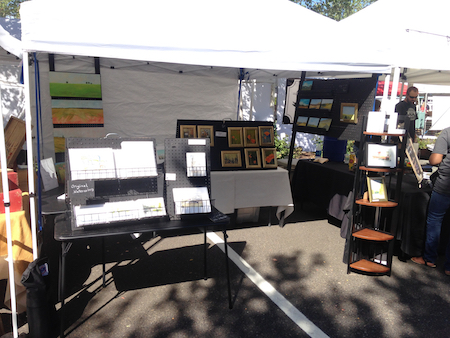 Cool paintings at the Sunday Farmers Market