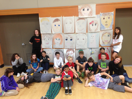 Teaching at the local elementary school