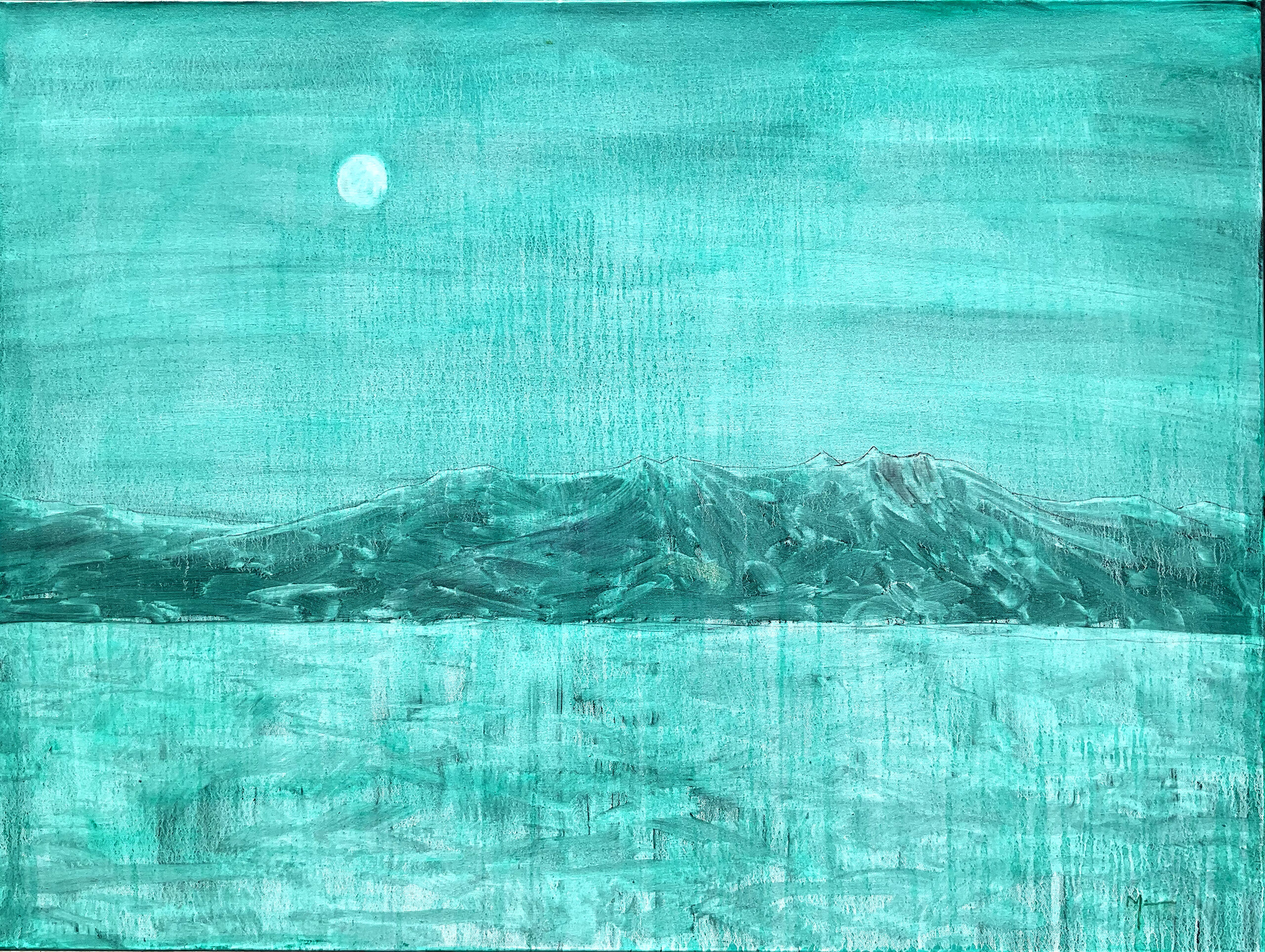 Moonrise over the San Luis Valley