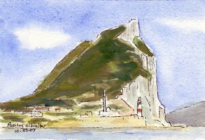 Gibraltar - Passing Gibraltar