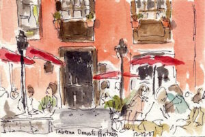 Canary Is - La Palma cafe